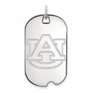 Auburn Tigers Sterling Silver Large Dog Tag