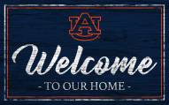 Auburn Tigers Team Color Welcome Sign