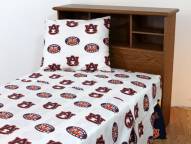 Auburn Tigers White Bed Sheets