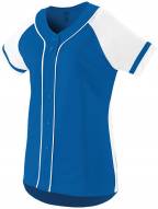 Augusta Women's/Girls' Winner Faux Full Button Front Custom Softball Jersey