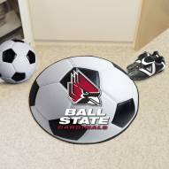 Ball State Cardinals Soccer Ball Mat