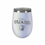 Baltimore Orioles 10 oz. Opal Blush Wine Tumbler