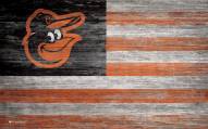 Baltimore Orioles 11" x 19" Distressed Flag Sign