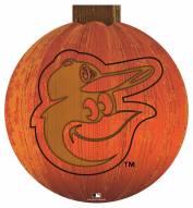 Baltimore Orioles 12" Halloween Pumpkin Sign