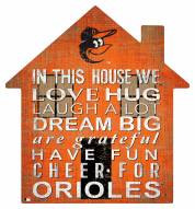 Baltimore Orioles 12" House Sign