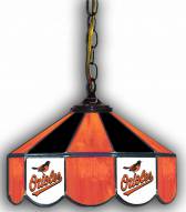 Baltimore Orioles 14" Glass Pub Lamp