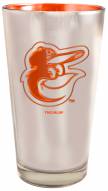 Baltimore Orioles 16 oz. Electroplated Pint Glass
