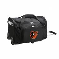 Baltimore Orioles 22" Rolling Duffle Bag