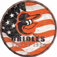 Baltimore Orioles 24" Flag Barrel Top
