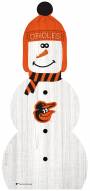 Baltimore Orioles 31" Snowman Leaner