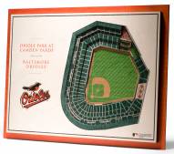 Baltimore Orioles 5-Layer StadiumViews 3D Wall Art