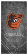 Baltimore Orioles 6" x 12" Chalk Playbook Sign