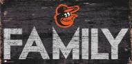 Baltimore Orioles 6" x 12" Family Sign