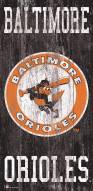 Baltimore Orioles 6" x 12" Heritage Logo Sign