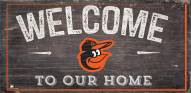 Baltimore Orioles 6" x 12" Welcome Sign