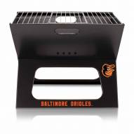 Baltimore Orioles Black Portable Charcoal X-Grill