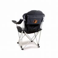 Baltimore Orioles Black Reclining Camp Chair