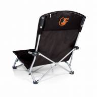 Baltimore Orioles Black Tranquility Beach Chair