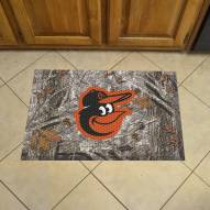 Baltimore Orioles Camo Scraper Door Mat