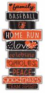Baltimore Orioles Celebrations Stack Sign