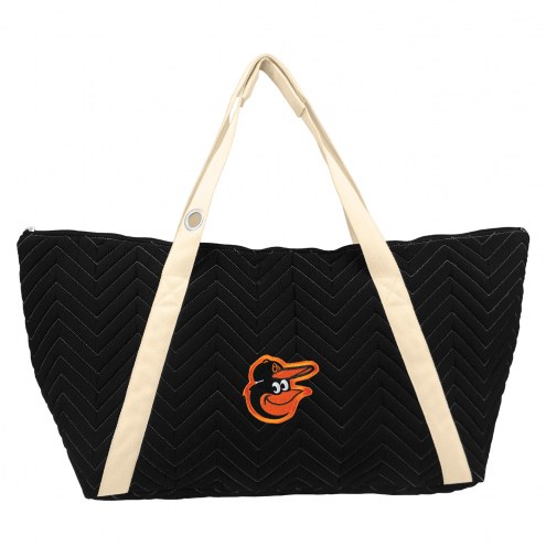 Baltimore Orioles Chevron Stitch Weekender Bag