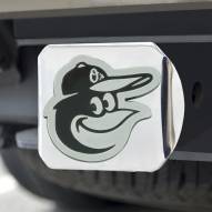 Baltimore Orioles Chrome Metal Hitch Cover
