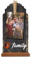 Baltimore Orioles Family Tabletop Clothespin Picture Holder