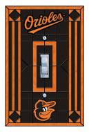 Baltimore Orioles Glass Single Light Switch Plate Cover