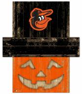 Baltimore Orioles Pumpkin Head Sign