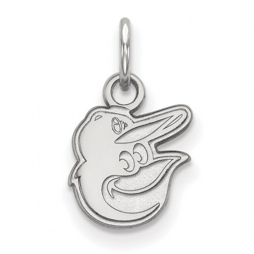 Baltimore Orioles Sterling Silver Extra Small Pendant