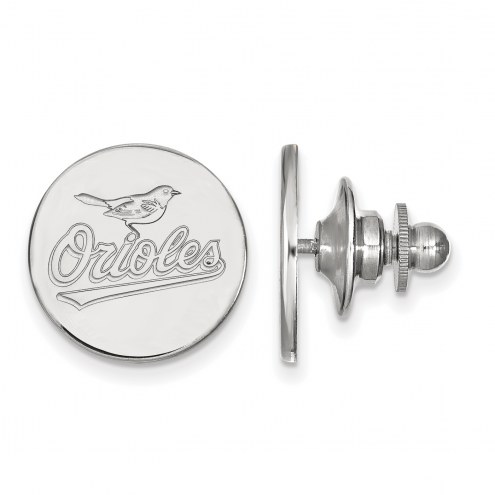 Baltimore Orioles Sterling Silver Lapel Pin