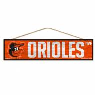 Baltimore Orioles Wood Avenue Sign