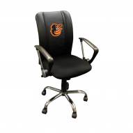 Baltimore Orioles XZipit Curve Desk Chair with Bird Logo