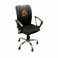 Baltimore Orioles XZipit Curve Desk Chair with Secondary Logo