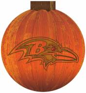 Baltimore Ravens 12" Halloween Pumpkin Sign