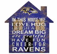 Baltimore Ravens 12" House Sign