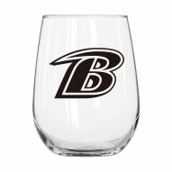 Baltimore Ravens 16 oz. Gameday Curved Beverage Glass