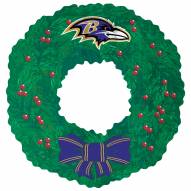 Baltimore Ravens 16" Team Wreath Sign