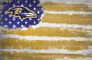 Baltimore Ravens 17" x 26" Flag Sign