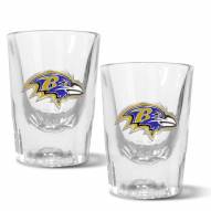 Baltimore Ravens 2 oz. Prism Shot Glass Set