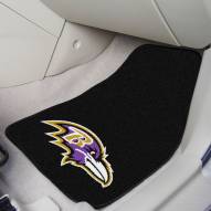 Baltimore Ravens 2-Piece Carpet Car Mats