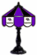 Baltimore Ravens 21" Glass Table Lamp