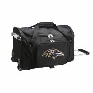 Baltimore Ravens 22" Rolling Duffle Bag
