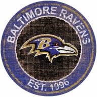Baltimore Ravens 24" Heritage Logo Round Sign
