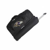 Baltimore Ravens 27" Drop Bottom Wheeled Duffle Bag