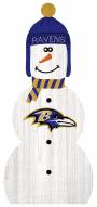 Baltimore Ravens 31" Snowman Leaner