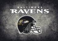 Baltimore Ravens 4' x 6' NFL Distressed Area Rug