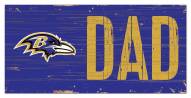 Baltimore Ravens 6" x 12" Dad Sign