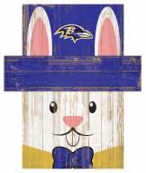 Baltimore Ravens 6" x 5" Easter Bunny Head