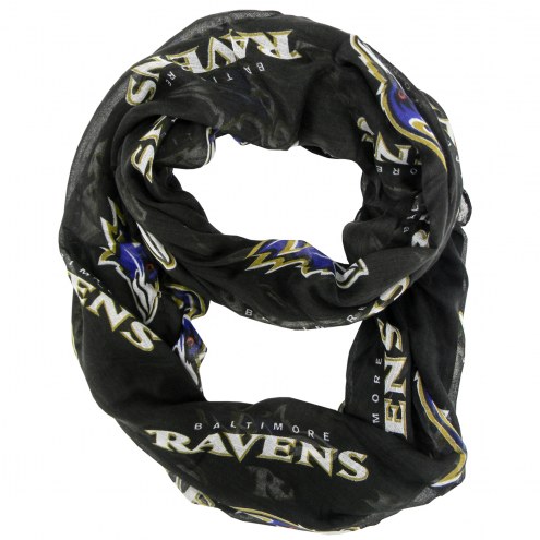 Baltimore Ravens Alternate Sheer Infinity Scarf